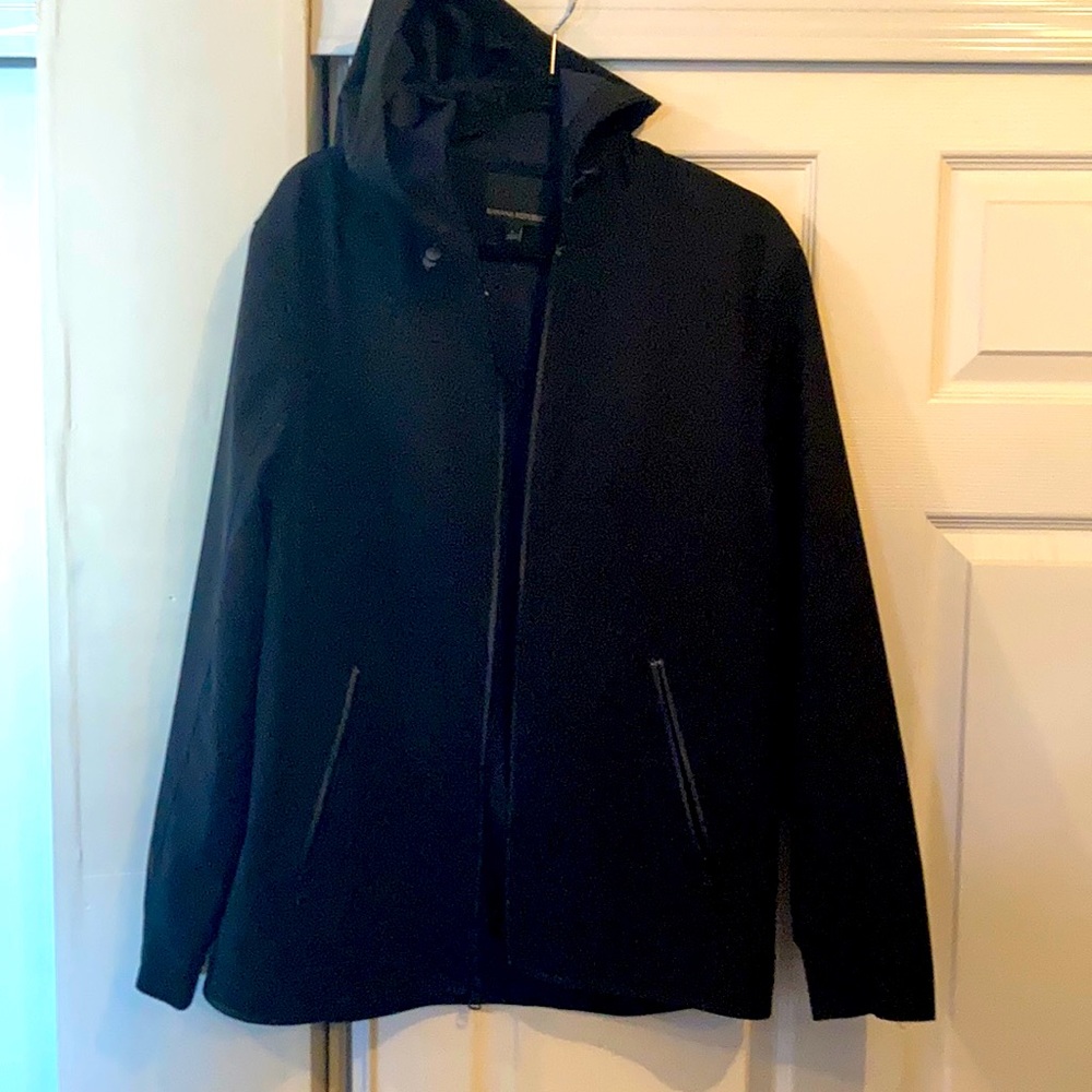 BR Men’s polyester hooded jacket.